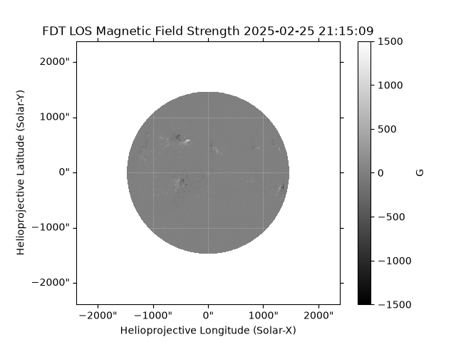 FDT LOS Magnetic Field Strength 2025-02-25 21:15:09