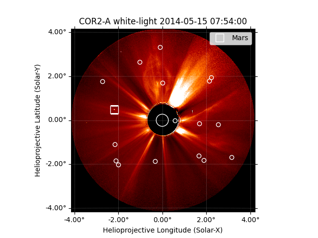COR2-A white-light 2014-05-15 07:54:00